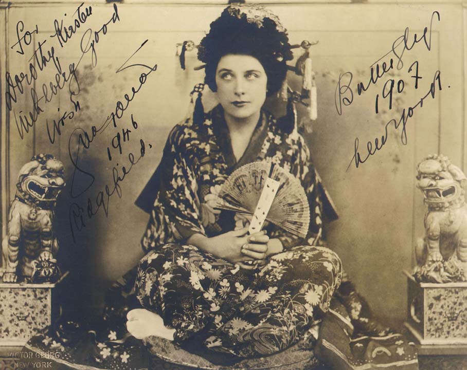 Geraldine Farrar as Madama Butterfly, 1907